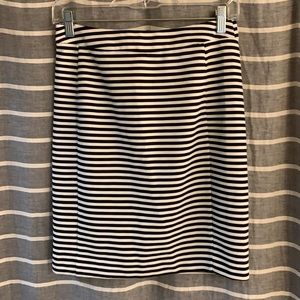 41 Hawthorn Black/White Stripe Skirt